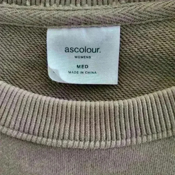 Q SCIENCEs Women's Brown Sweatshirt - Picture 4 of 4